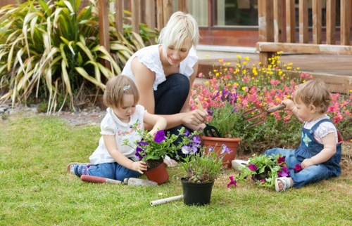 Risk assessment planning for a landscaping project on site