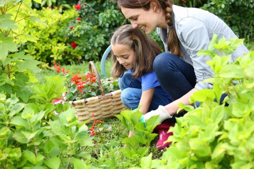 Inspection of garden planting and turf quality after installation