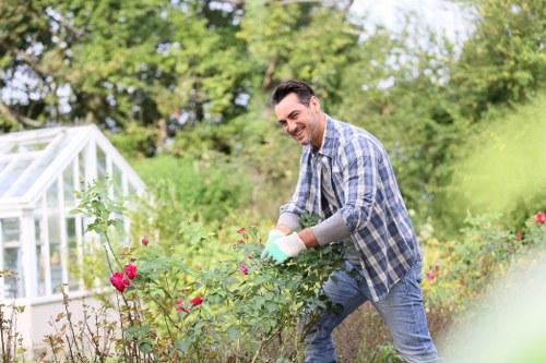 Landscaping in Cranford with a well-maintained residential front yard